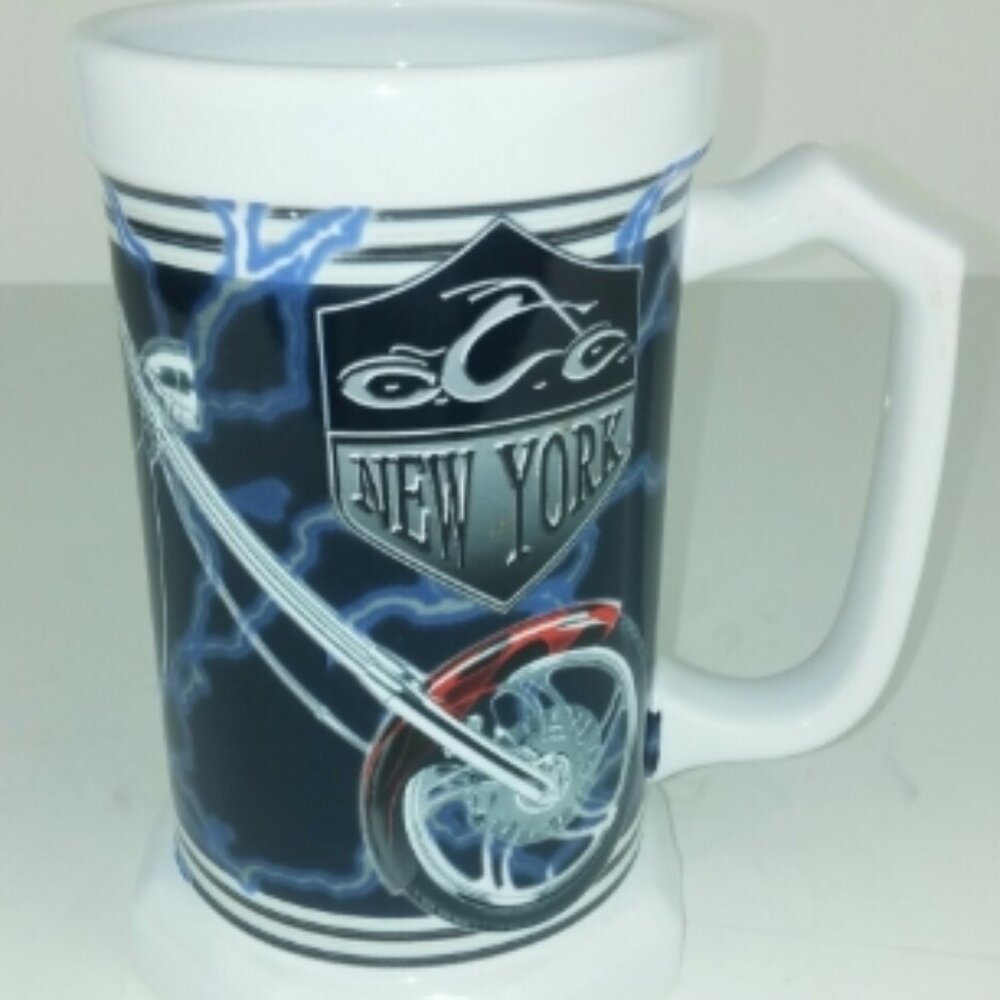 Orange County Choppers Motorcycle 32 oz Mug 2005 New York 1771 Huge Souvenir